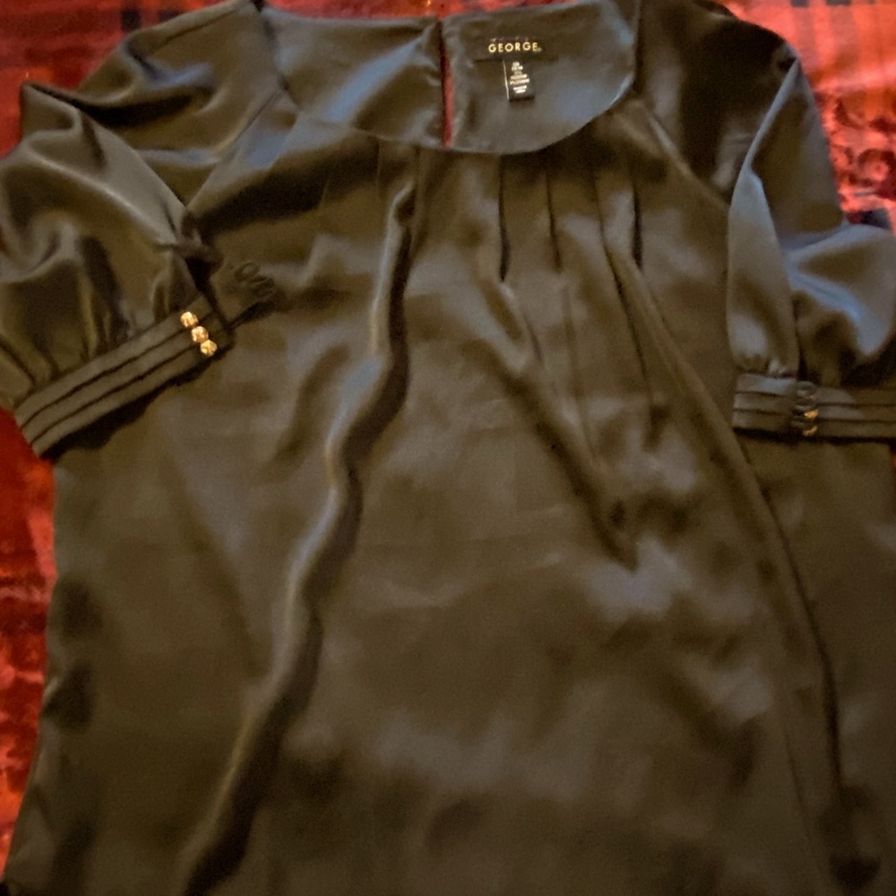 Soft and cute black blouse